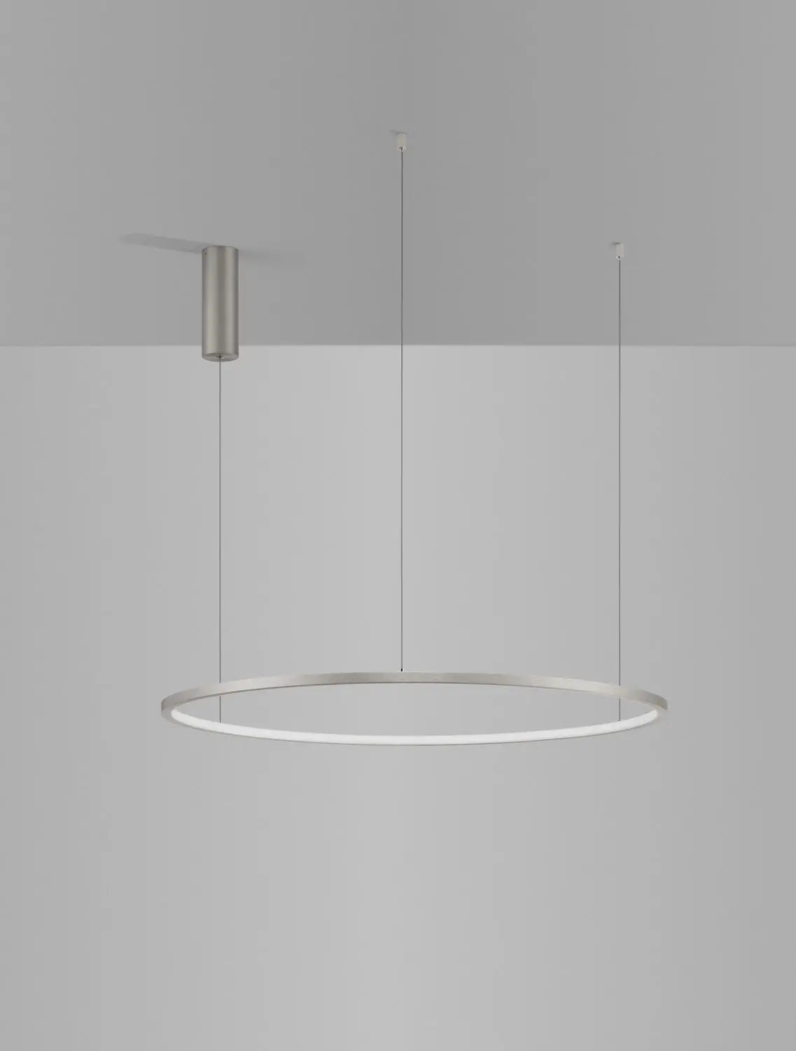 B-Ware Nova Luce Pendelleuchte Hängeleuchte Tarquin Led Silber Warmweiß Dimmbar ø 80 Cm - 5212017438324