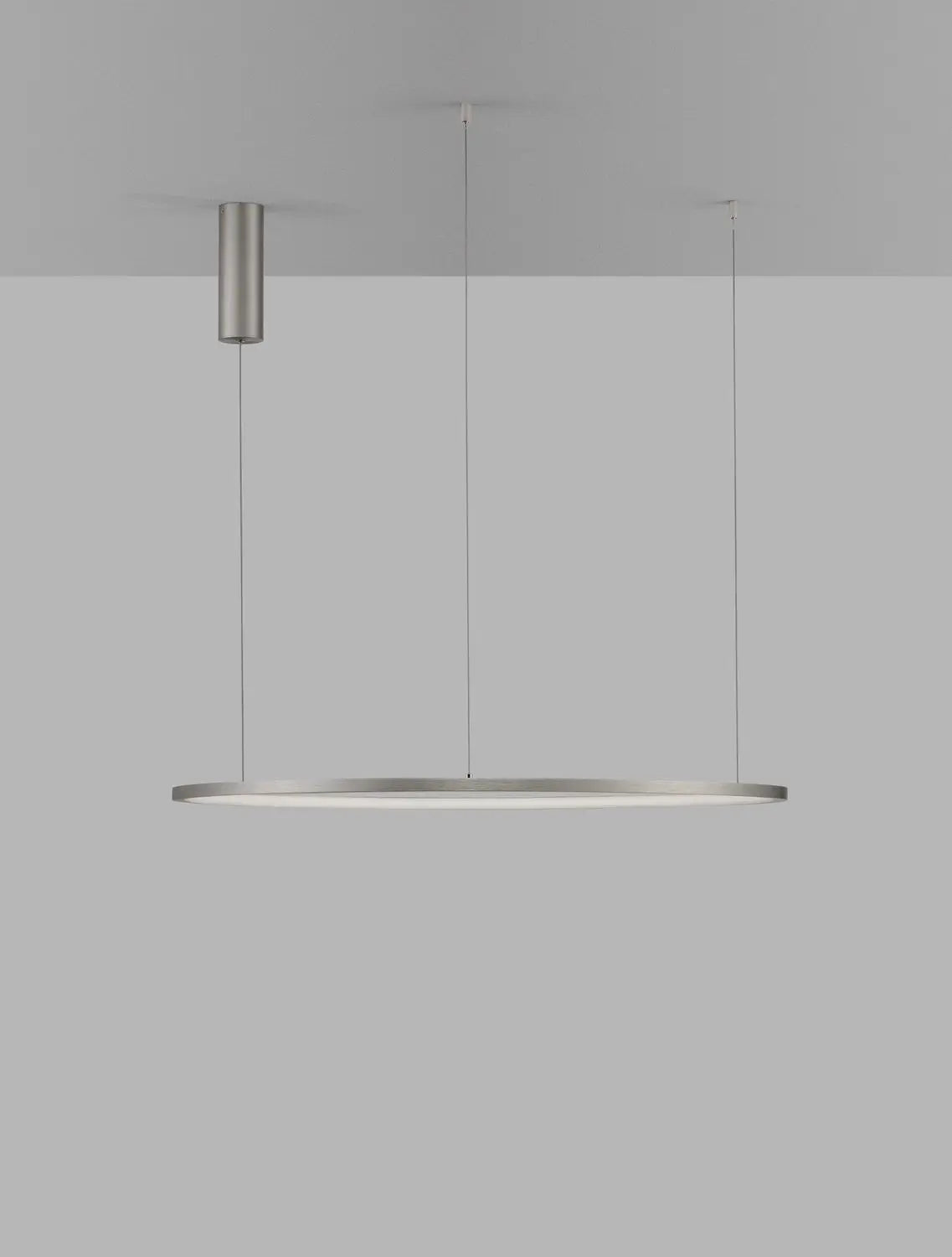 B-Ware Nova Luce Pendelleuchte Hängeleuchte Tarquin Led Silber Warmweiß Dimmbar ø 80 Cm - 5212017438324