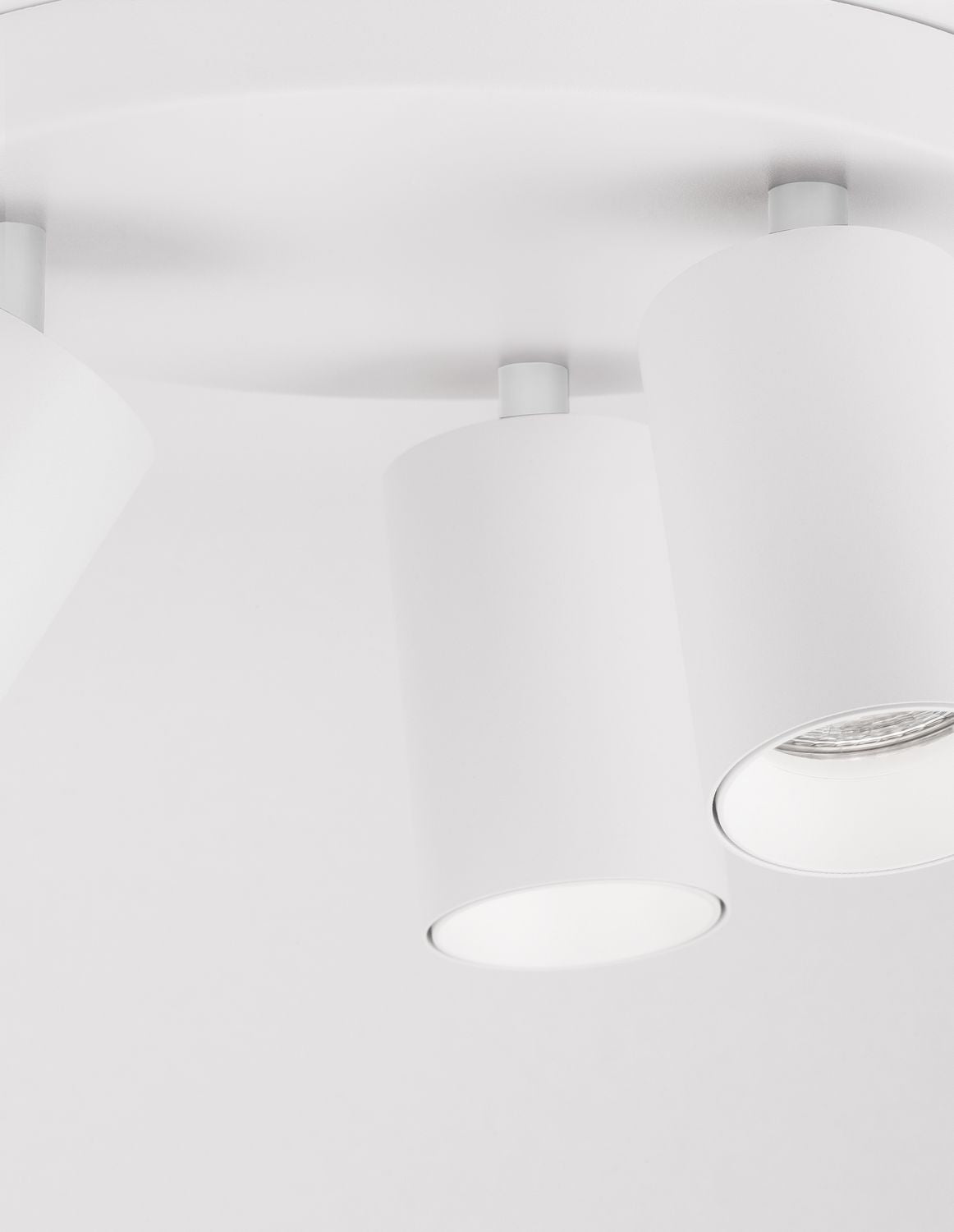 Nova Luce Deckenleuchte Deckenspot Lampe Weiß 3-flammig TOD GU10 LED dimmbar - 5212017422699