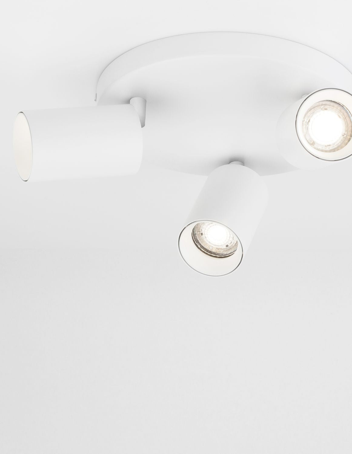 Nova Luce Deckenleuchte Deckenspot Lampe Weiß 3-flammig TOD GU10 LED dimmbar - 5212017422699