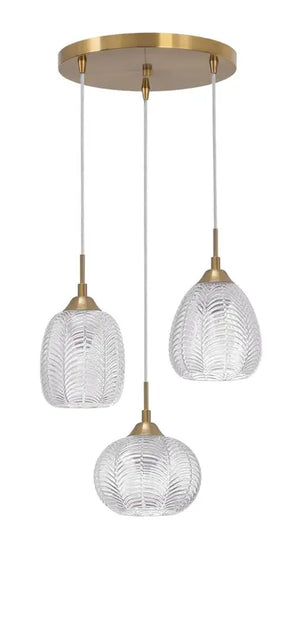B-Ware Nova Luce Pendelleuchte Hängeleuchte Vario Gold 3fach Dimmbar E27 Led Wohnzimmer