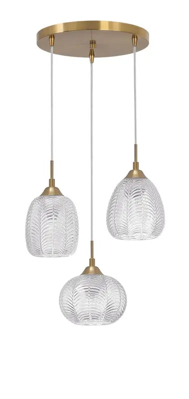 B-Ware Nova Luce Pendelleuchte Hängeleuchte Vario Gold 3fach Dimmbar E27 Led Wohnzimmer - 5212017426994