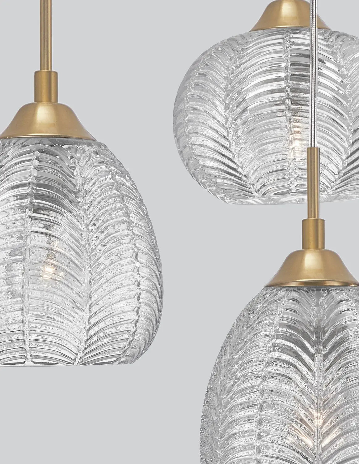 B-Ware Nova Luce Pendelleuchte Hängeleuchte Vario Gold 3fach Dimmbar E27 Led Wohnzimmer - 5212017426994