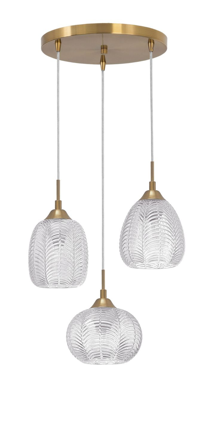 Nova Luce Pendelleuchte Hängeleuchte VARIO Gold 3fach dimmbar E27 LED Wohnzimmer - 5212017426994