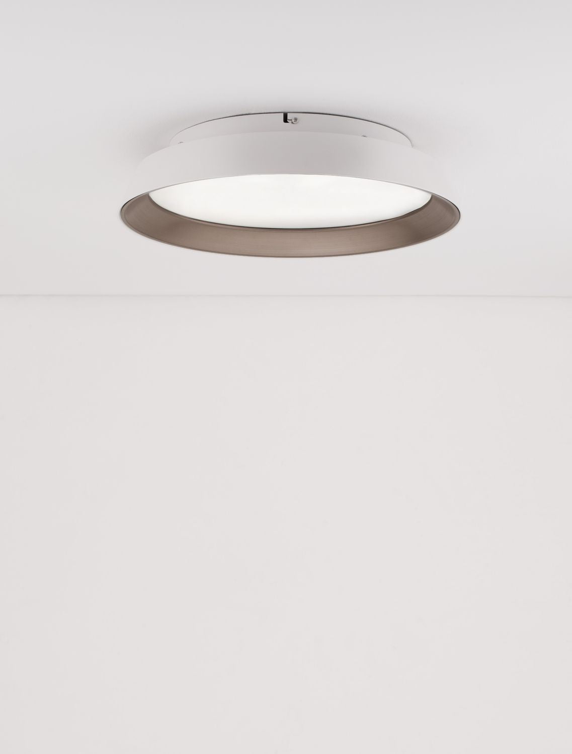 Nova Luce Deckenleuchte Deckenlampe LED VELA Weiß Warmweiß dimmbar 45 cm 30 W - 5212017431677