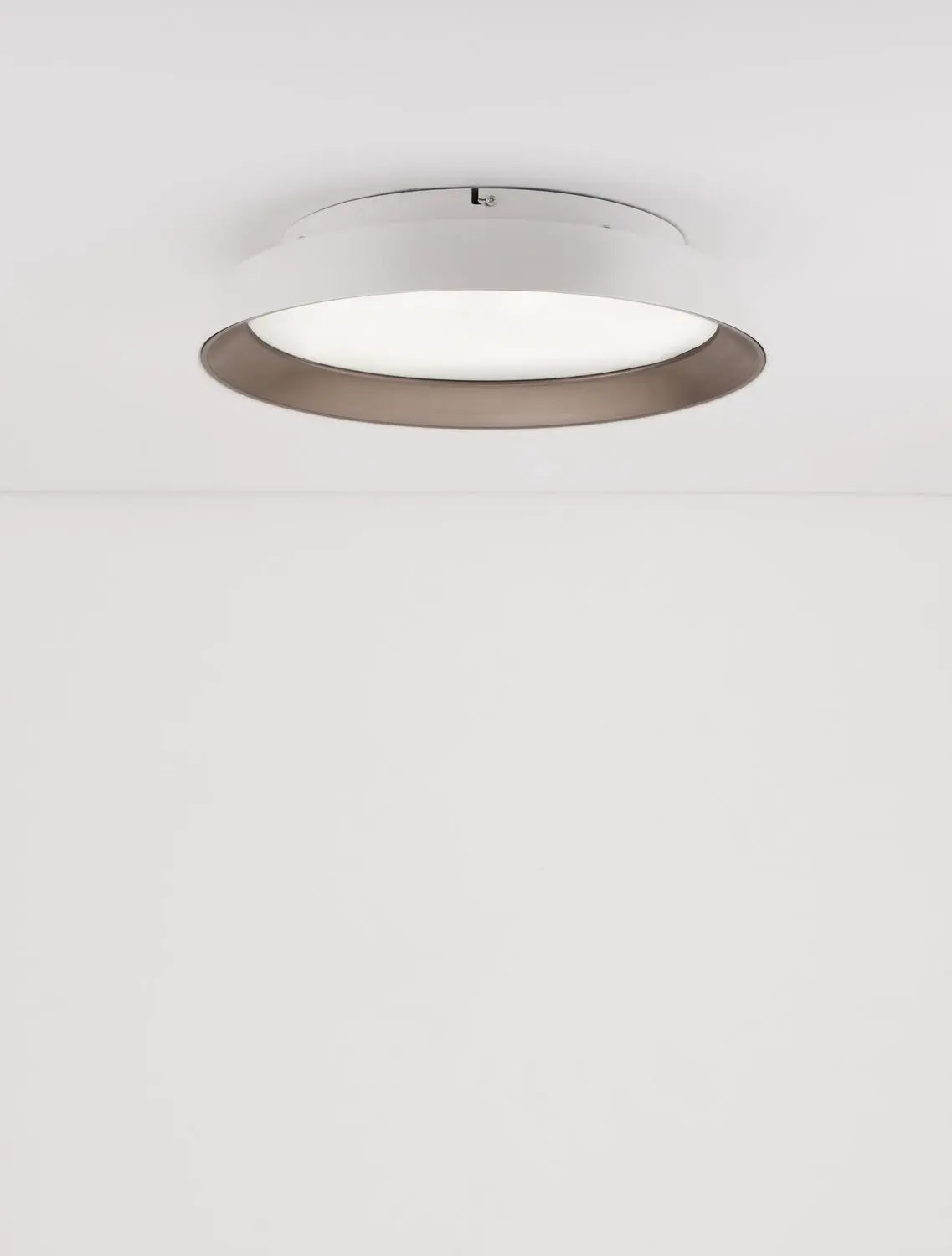 B-Ware Nova Luce Deckenleuchte Deckenlampe Led Vela Weiß Warmweiß Dimmbar 45 Cm 30 W - 5212017431677