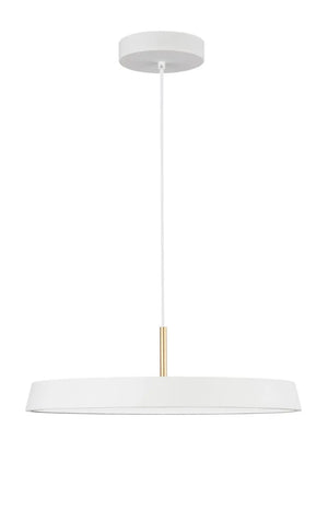 B-Ware Nova Luce Pendelleuchte Hängeleuchte Led Vetro Weiß Warmweiss Aluminium Acryl