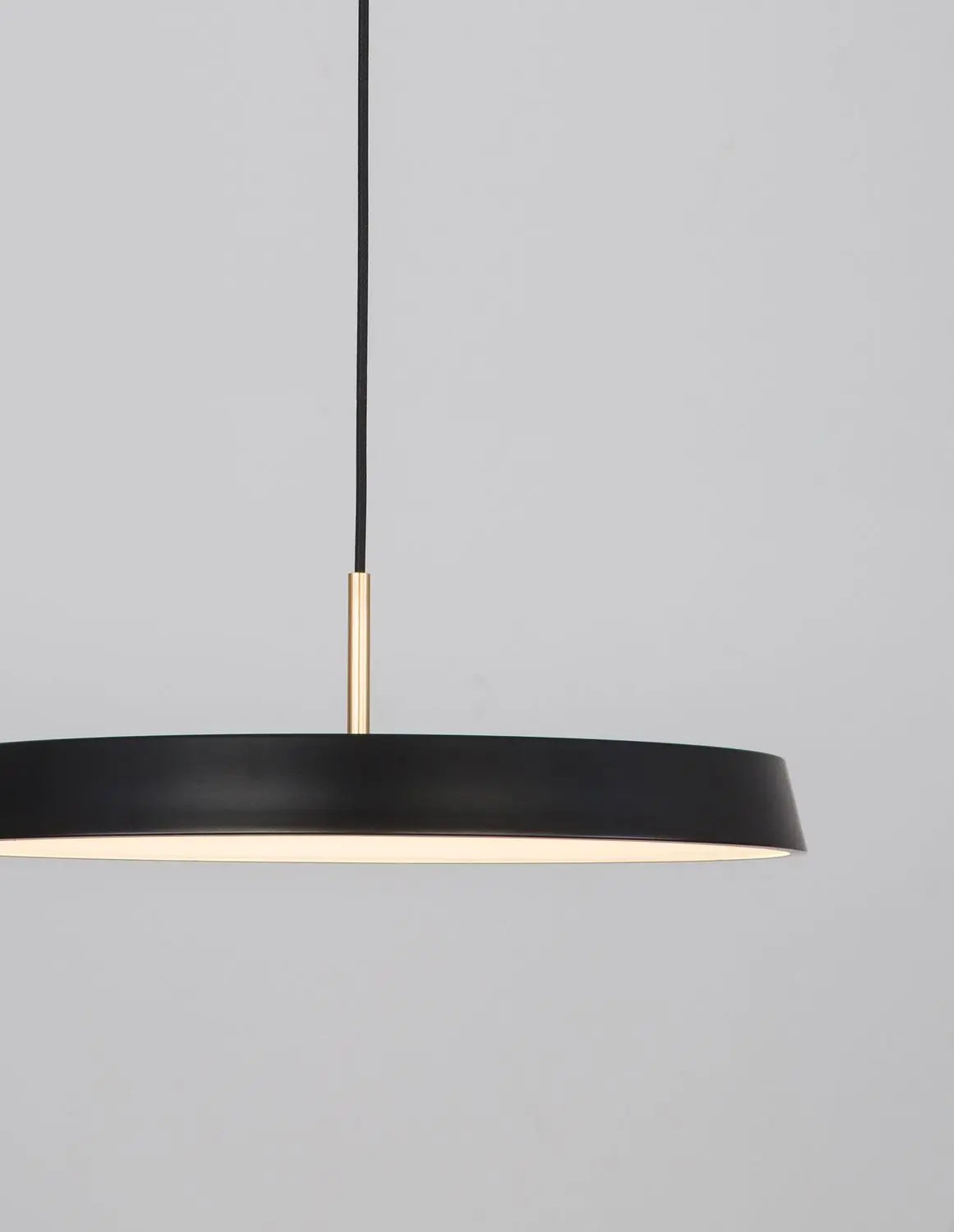 B-Ware Nova Luce Pendelleuchte Hängeleuchte Vetro Led Schwarz Warmweiß 120x50 Cm 35 W - 5212017425744