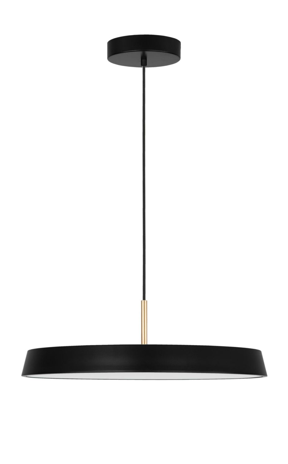 Nova Luce Pendelleuchte Hängeleuchte VETRO LED Schwarz Warmweiß 120x50 cm 35 W - 5212017425744