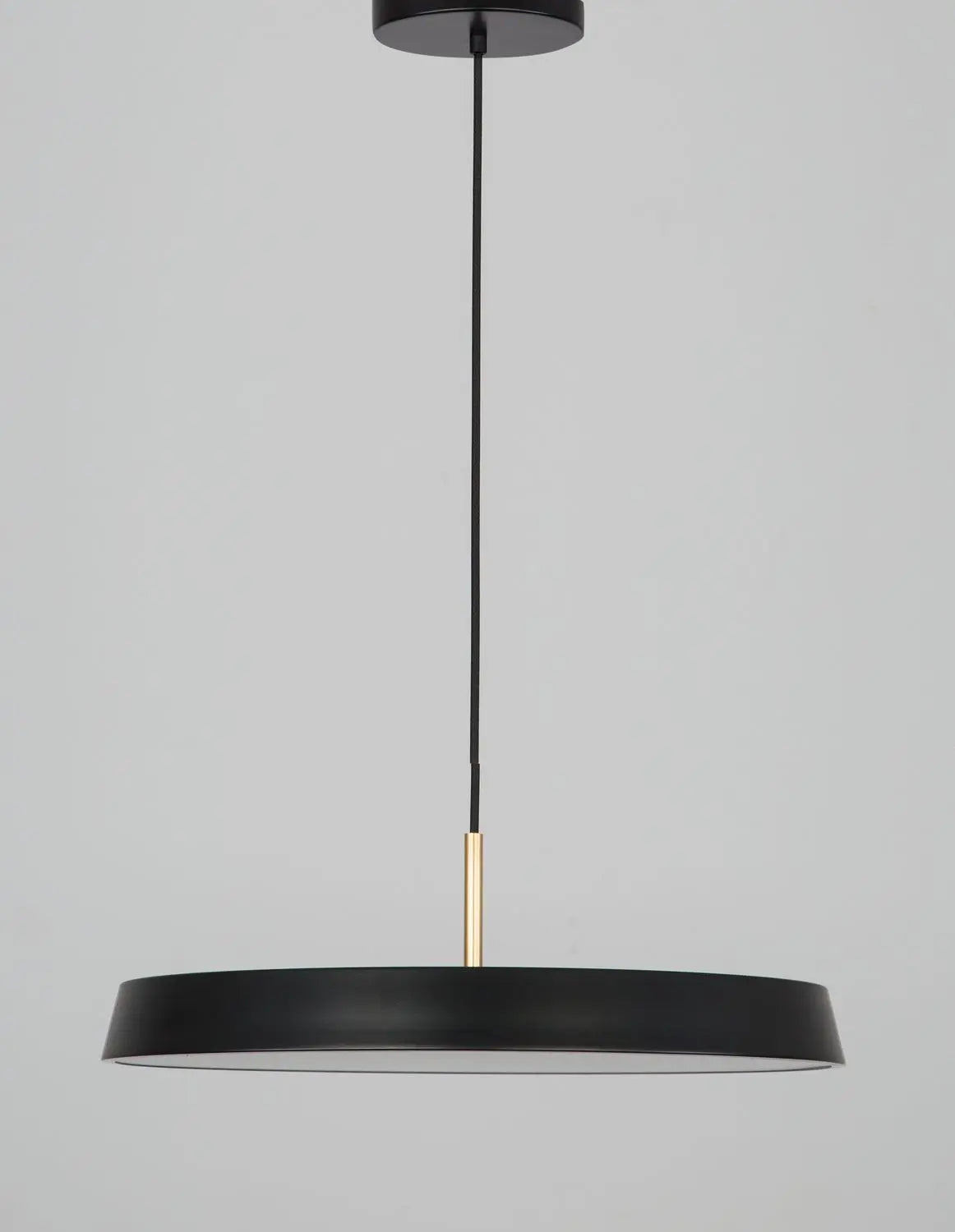 B-Ware Nova Luce Pendelleuchte Hängeleuchte Vetro Led Schwarz Warmweiß 120x50 Cm 35 W - 5212017425744