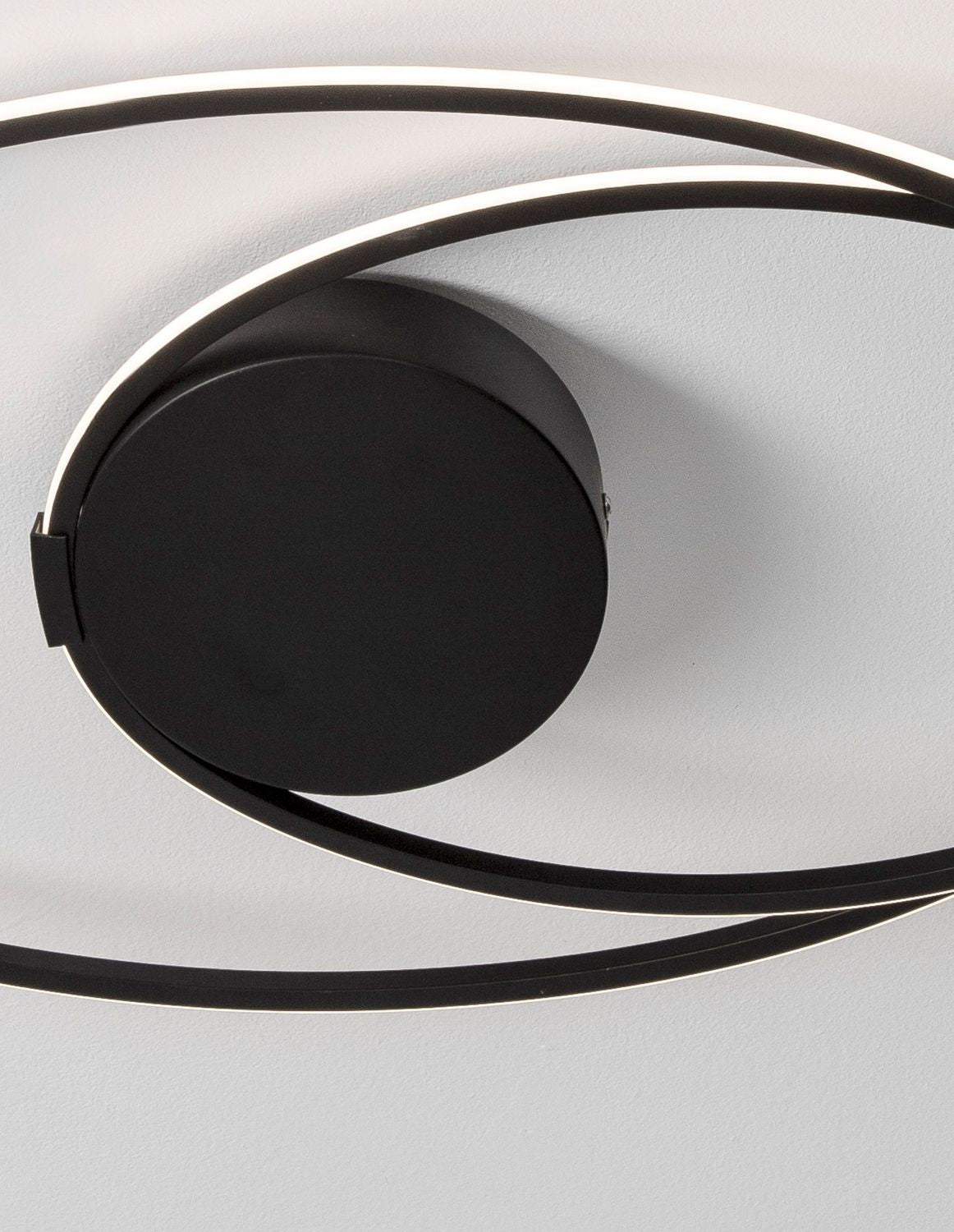 Nova Luce Deckenleuchte Deckenlampe VIARREGIO LED Schwarz Warmweiß 60x35 cm 28 W - 5212017424464
