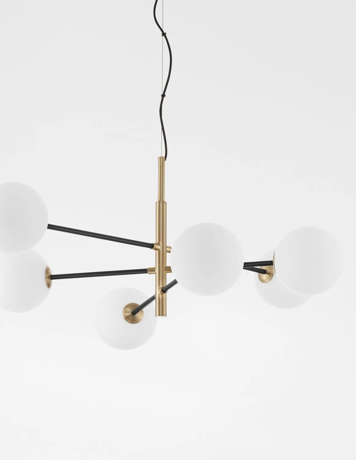 B-Ware Nova Luce Pendelleuchte Hängeleuchte Vitra Gold Glas Dimmbar 6 Flammig G9 Led - 5212017424020