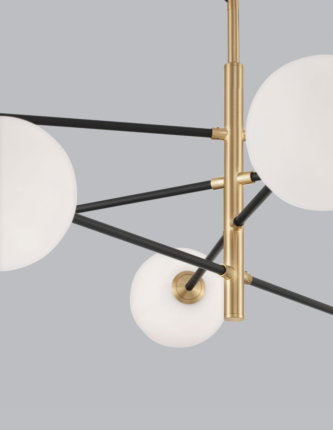 Nova Luce Pendelleuchte Hängeleuchte VITRA G9 LED 8fach Gold dimmbar Glas Metall - 5212017424037