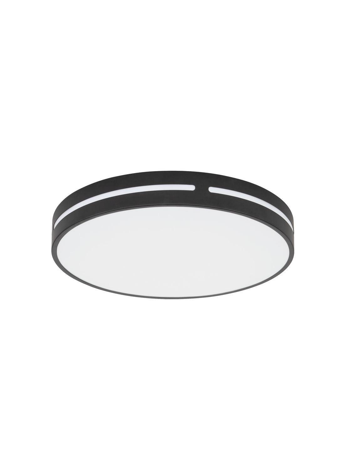 Nova Luce Deckenleuchte Deckenlampe WHEEL LED Schwarz Warmweiß 45 cm 30 W Lampe - 5212017431592