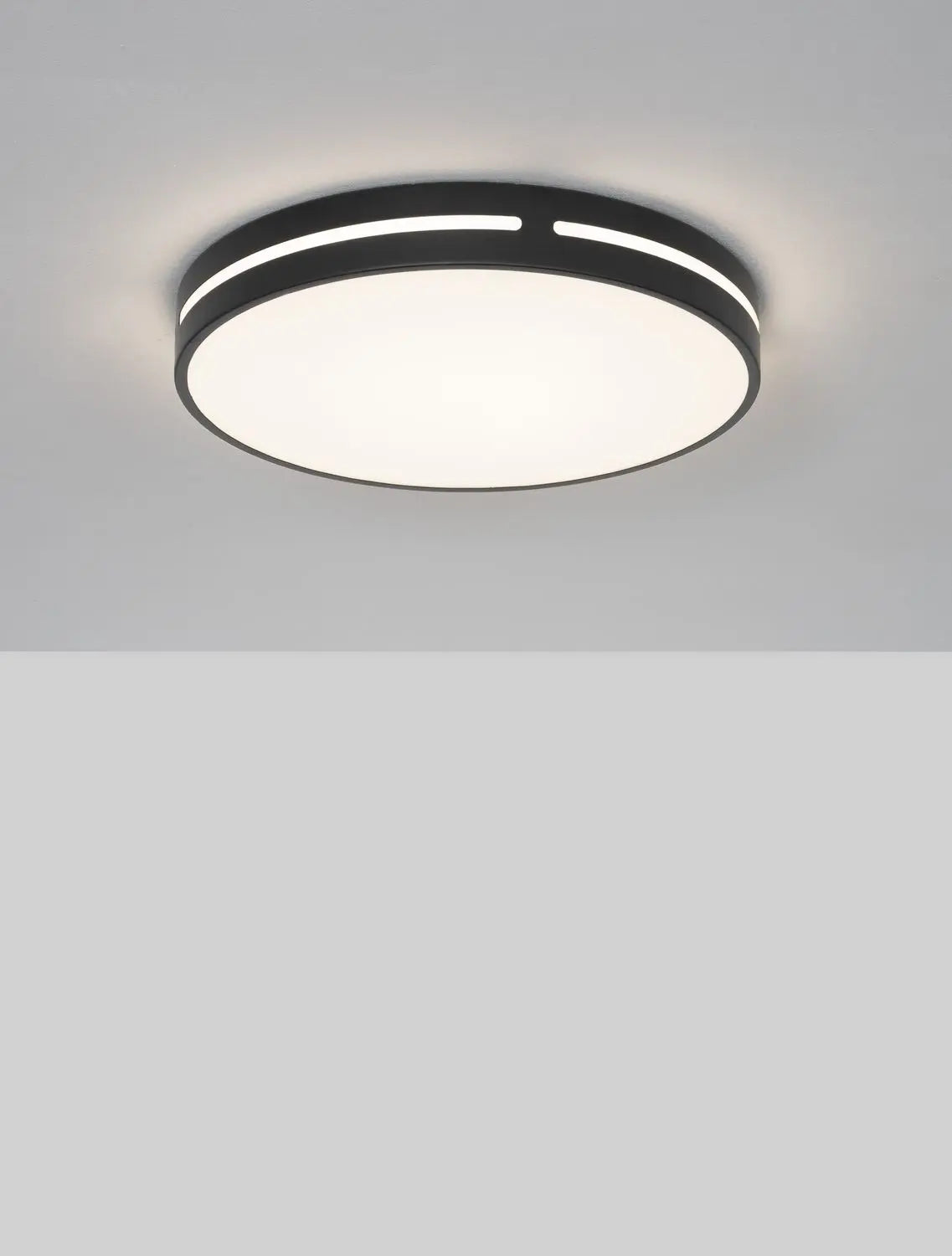 B-Ware Nova Luce Deckenleuchte Deckenlampe Wheel Led Schwarz Warmweiß 45 Cm 30 W Lampe - 5212017431592