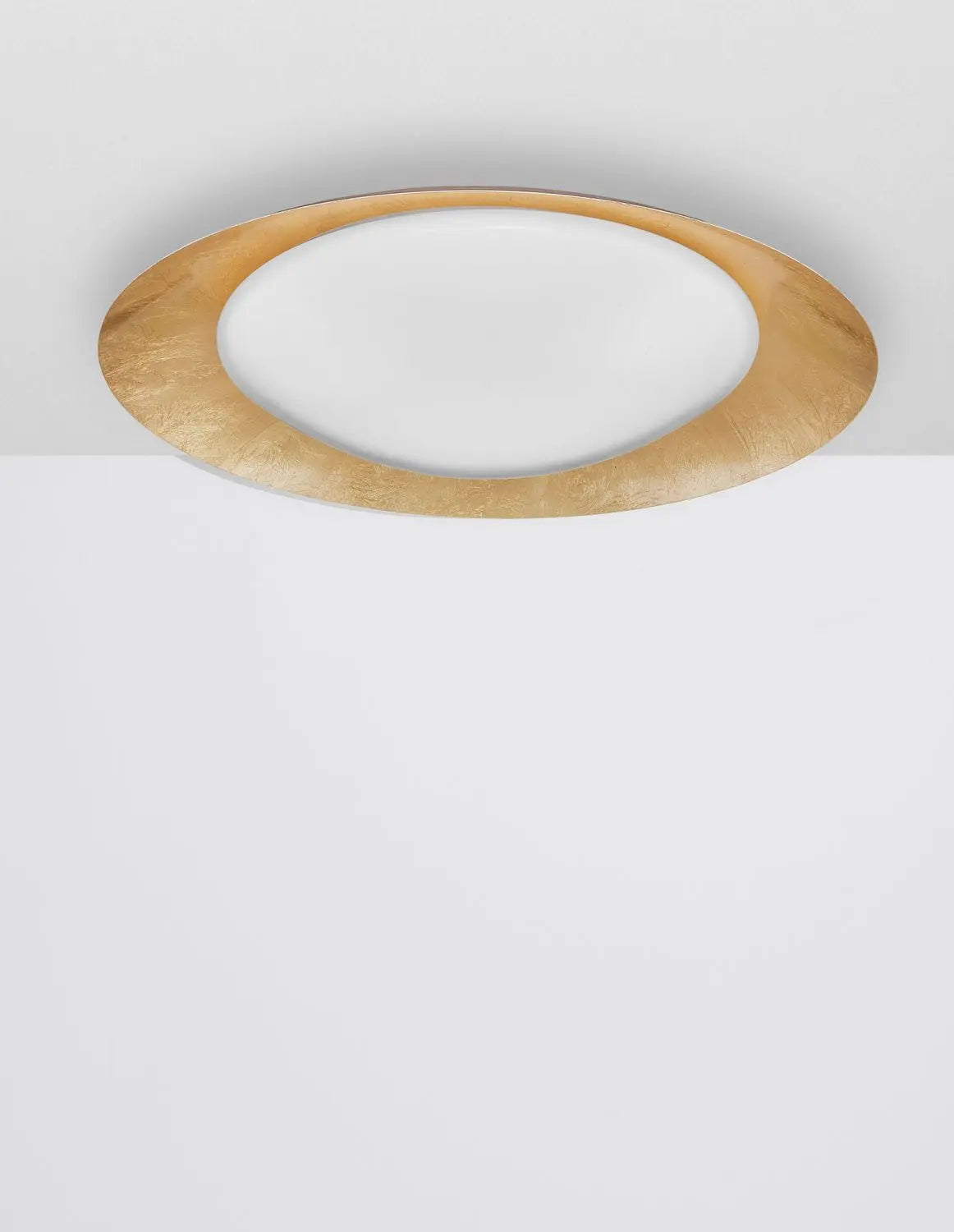 B-Ware Nova Luce Deckenleuchte Deckenlampe Zano Led Blattgold Warmweiß Dimmbar 50 Cm - 5212017425843