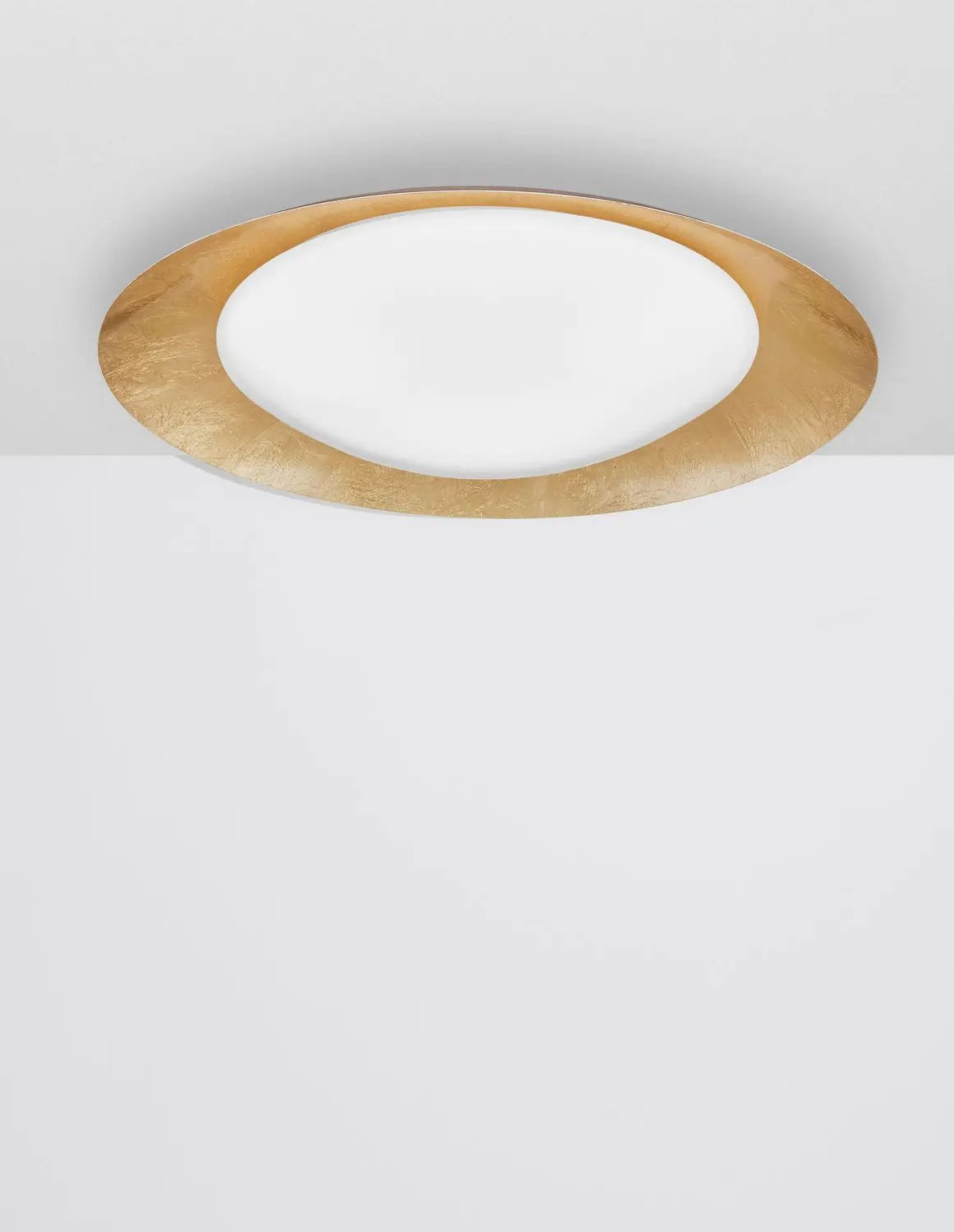 B-Ware Nova Luce Deckenleuchte Deckenlampe Zano Led Blattgold Warmweiß Dimmbar 50 Cm - 5212017425843