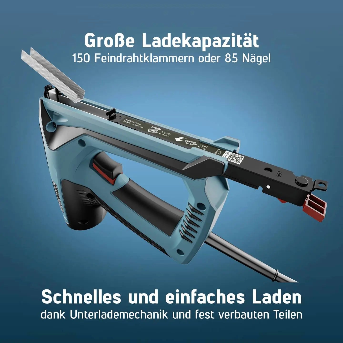 D-Ware Novus Elektrotacker Tacker Set 1800 Feindrahtklammern Typ 53 Netzbetrieb Defekt - 4009729082317