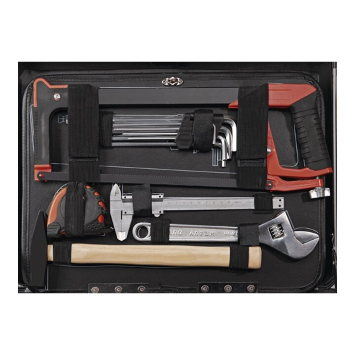 B-Ware Now Werkzeugsortiment Set Werkzeugkoffer 136 Tlg Aluminiumrahmen Akkuschrauber - 4015448773733