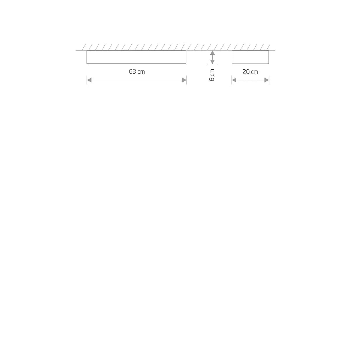 B-Ware Nowodvorski Deckenleuchte Lampe Soft Grafit Led Tube T8 Aluminium 63 X 20cm - 5903139752695