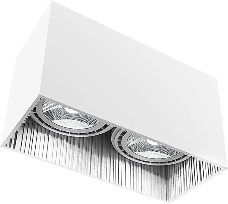 B-Ware Nowodvorski Downlight Groove Einbauleuchte Eckig 2 Flg Weiß 2x Gu10 Deckenlampe - 5903139938396