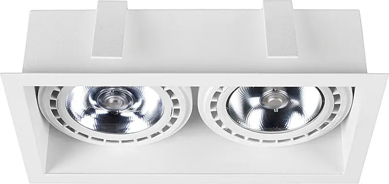 B-Ware Nowodvorski Einbauleuchte Downlight Spot Mod Ii Weiß Zweiflammig Stahl Gu10 Led - 5903139941297