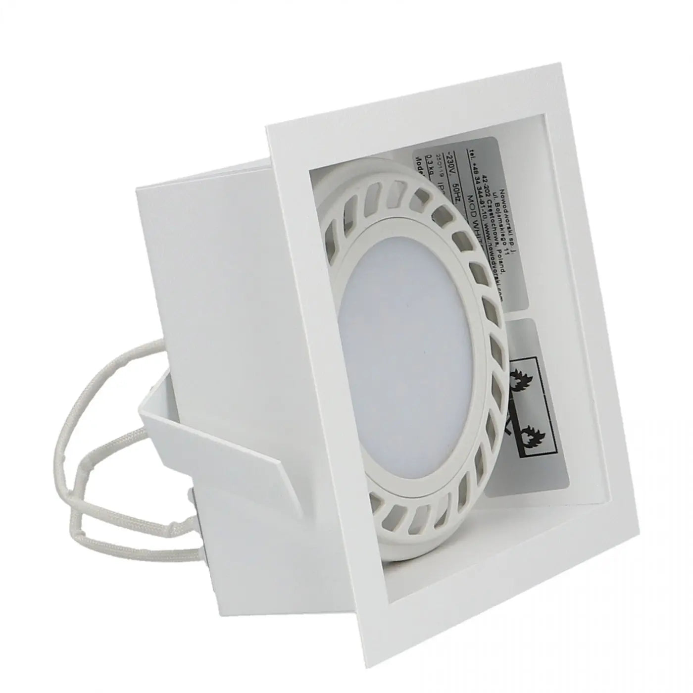 B-Ware Nowodvorski Einbau Downlight Deckenleuchte Spot Weiß Mod I Einflammig Gu10 Lampe - 5903139941396