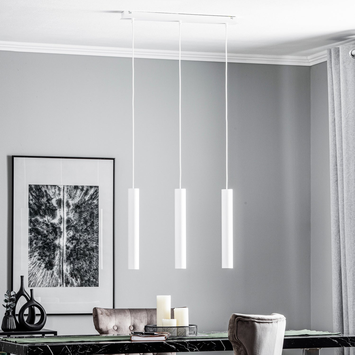 B-Ware Nowodvorski Hängeleuchte Pendelleuchte Eye Weiß 3 Flammig Balken Gu10 Led Lampe - 5903139648196