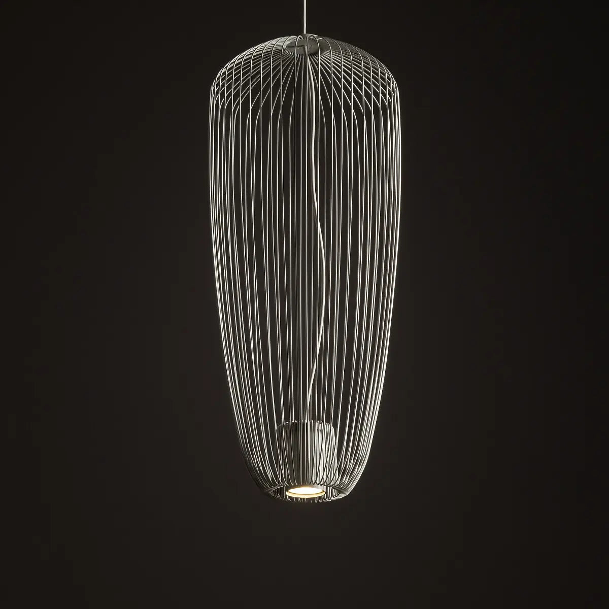 B-Ware Nowodvorski Hängeleuchte Pendelleuchte Pumpkin Hellgrau Metall Gu10 Led 27cm - 5903139112420
