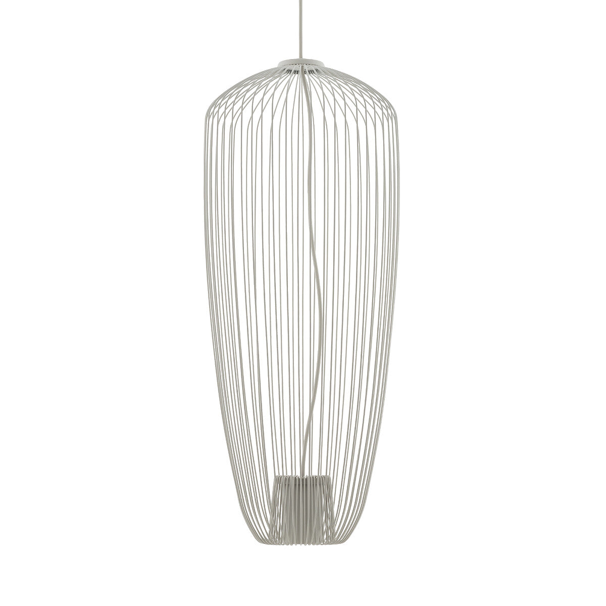 Nowodvorski Hängeleuchte Pendelleuchte Pumpkin hellgrau Metall GU10 LED 27cm - 5903139112420