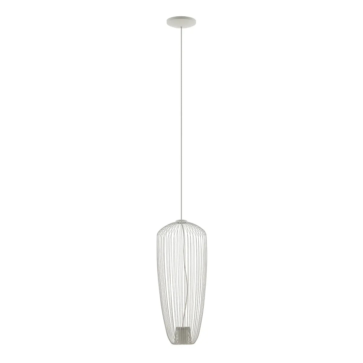 B-Ware Nowodvorski Hängeleuchte Pendelleuchte Pumpkin Hellgrau Metall Gu10 Led 27cm - 5903139112420