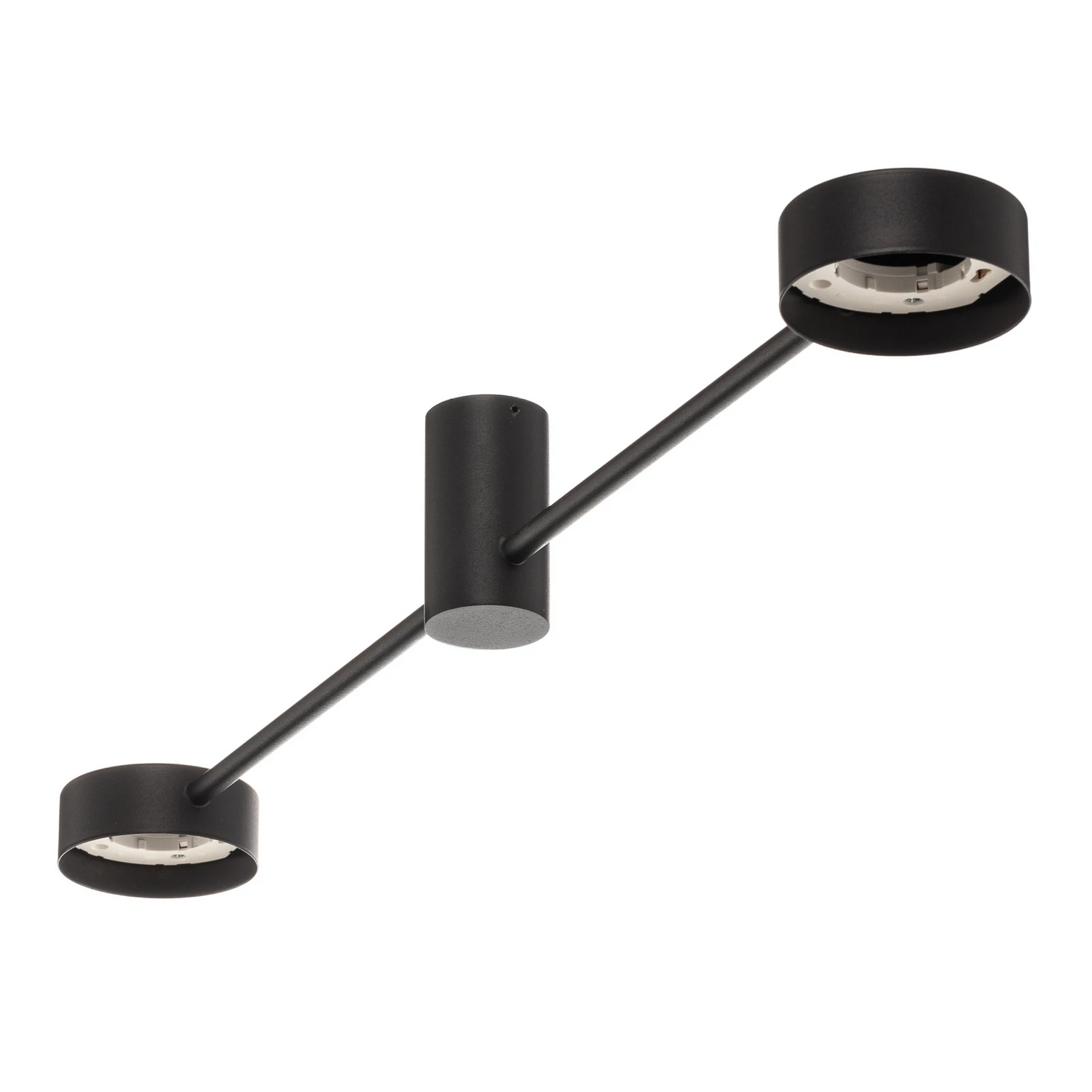 Nowodvorski Lighting Deckenleuchte Orbit Ii Schwarz Zweiflammig Deckenlampe Spot B-Ware