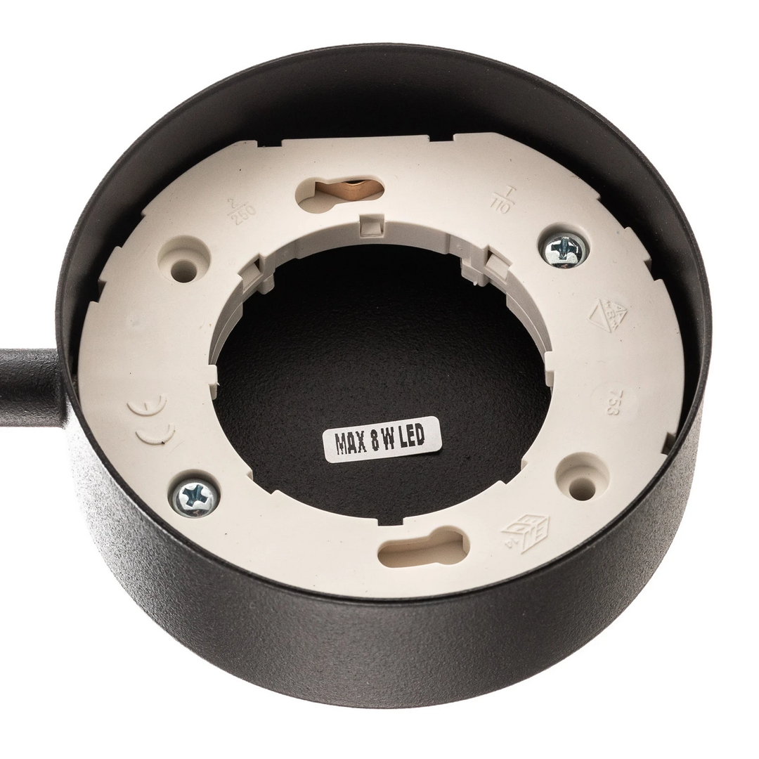 Nowodvorski Lighting Deckenleuchte Orbit Ii Schwarz Zweiflammig Deckenlampe Spot B-Ware