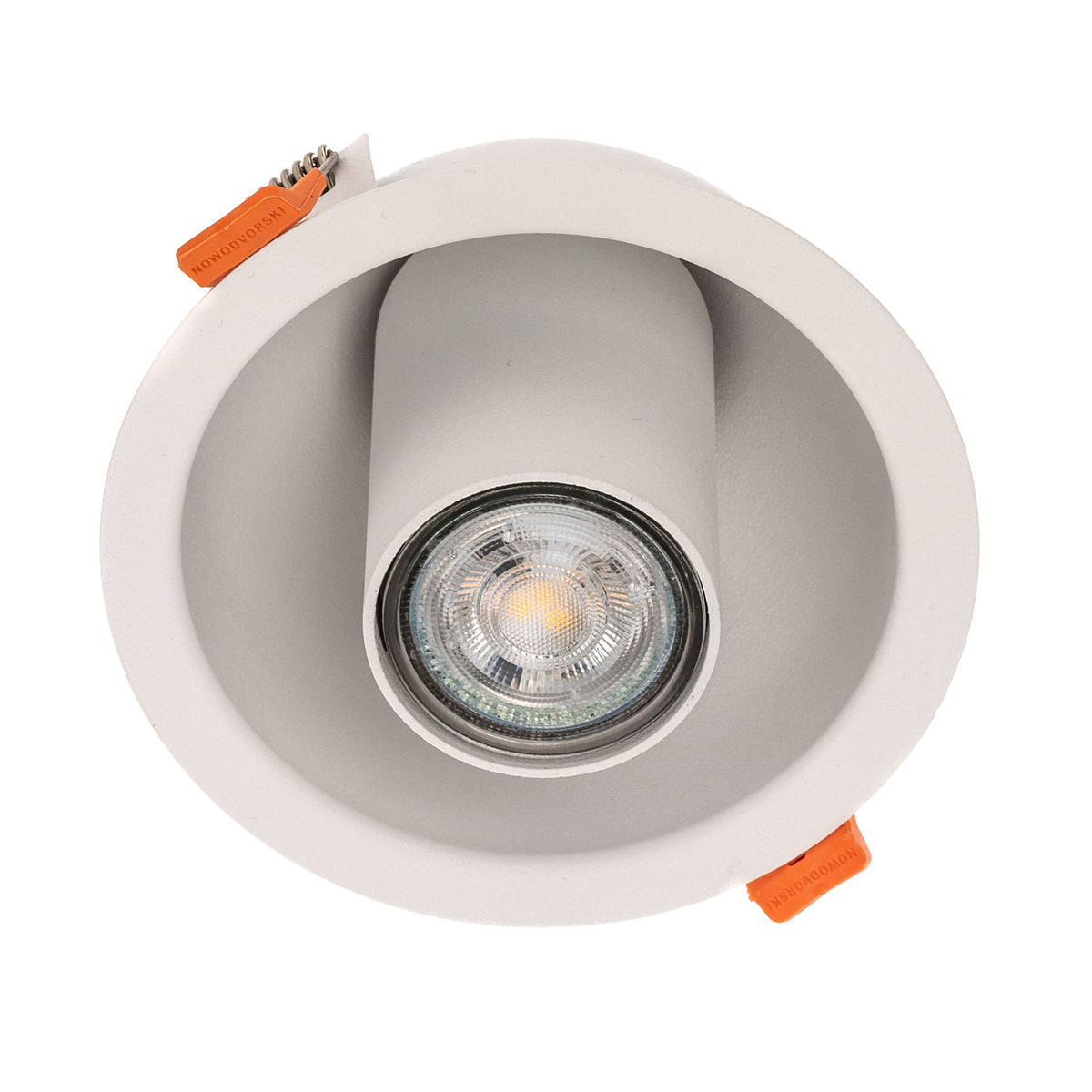 Nowodvorski Lighting Einbaustrahler Spot Dot Weiß Verstellbar Dimmbar Stahl - 5903139937894