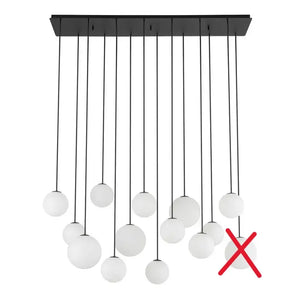 B-Ware Nowodvorski Lighting Hängelampe Pendelleuchte Snowball 100x34cm Siehe Text/Foto