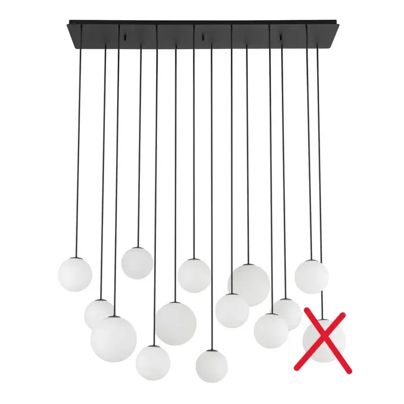 B-Ware Nowodvorski Lighting Hängelampe Pendelleuchte Snowball 100x34cm Siehe Text/Foto - 5903139114080