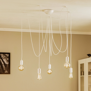 B-Ware Nowodvorski Lighting Hängeleuchte Pendelleuchte Spider Deckenleuchte Weiß