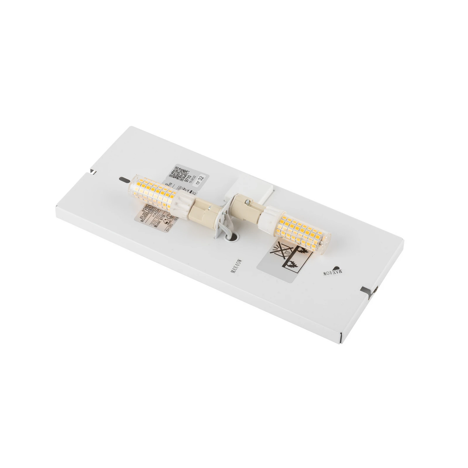 B-Ware Nowodvorski Lighting Wandleuchte Haga Goldfarben Metall 25 Cm Breit G9 Lampe - 5903139104562