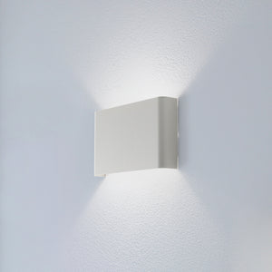 B-Ware Nowodvorski Lighting Wandleuchte Wandlampe Haga Hellgrau Stahl Leuchte