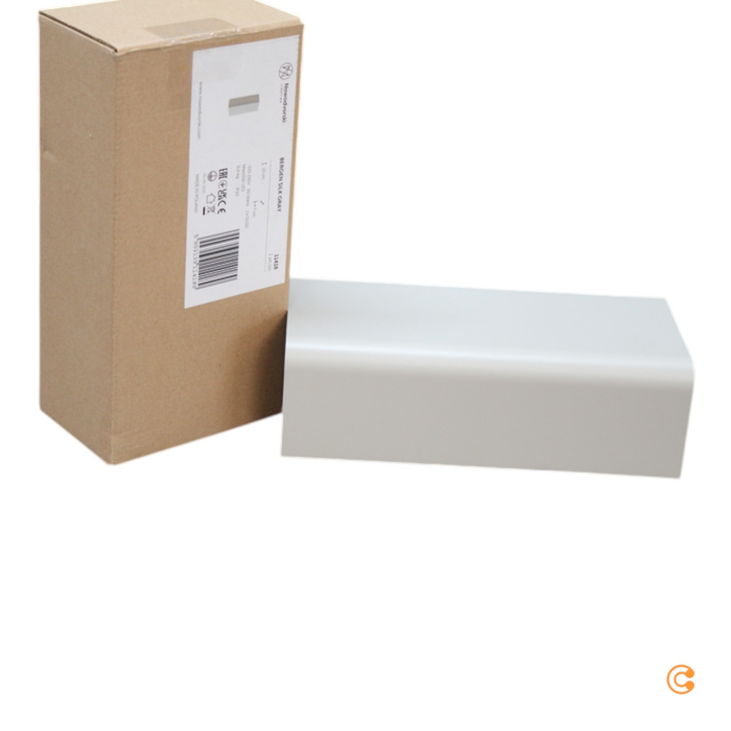 Nowodvorski Lighting Wandleuchte Lampe Bergen Dunkelgrau Metall Siehe Text/Foto B-Ware - 5903139114189