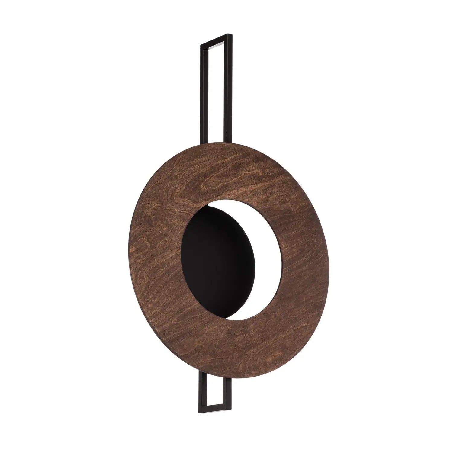 B-Ware Nowodvorski Lighting Wandleuchte Wandlampe Sunset Holz Dunkelbraun Schwarz - 5903139765398