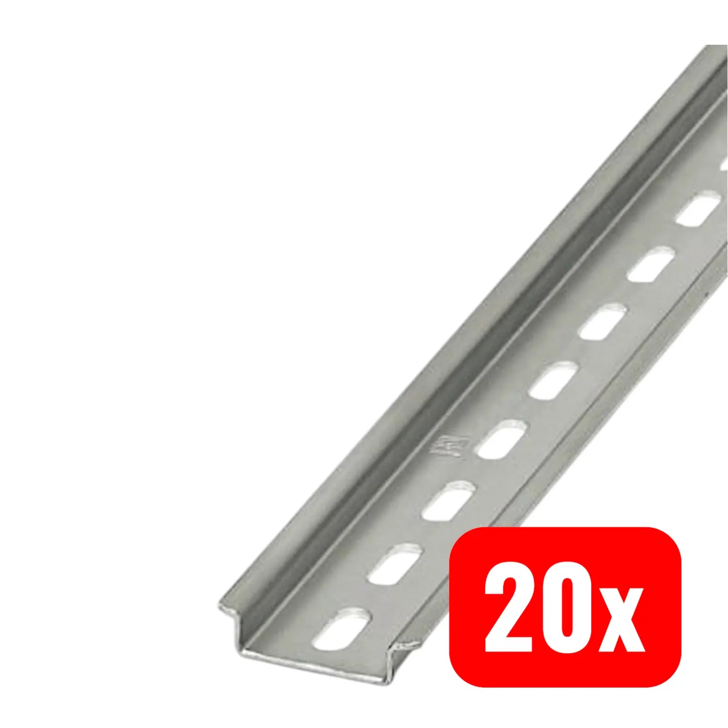 B-Ware Phoenix Contact Tragschiene Gelocht Ns 35/ 7,5 Perf 755mm Hutschiene 20 Stück - 4017918932640