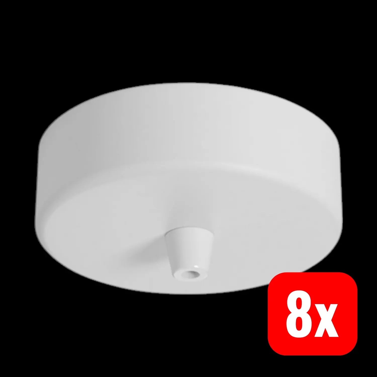 B-Ware Nud Collection 1 Fach Baldachin Lampenabdeckung Lampenaufhängung 8 Stück - 7340168678936