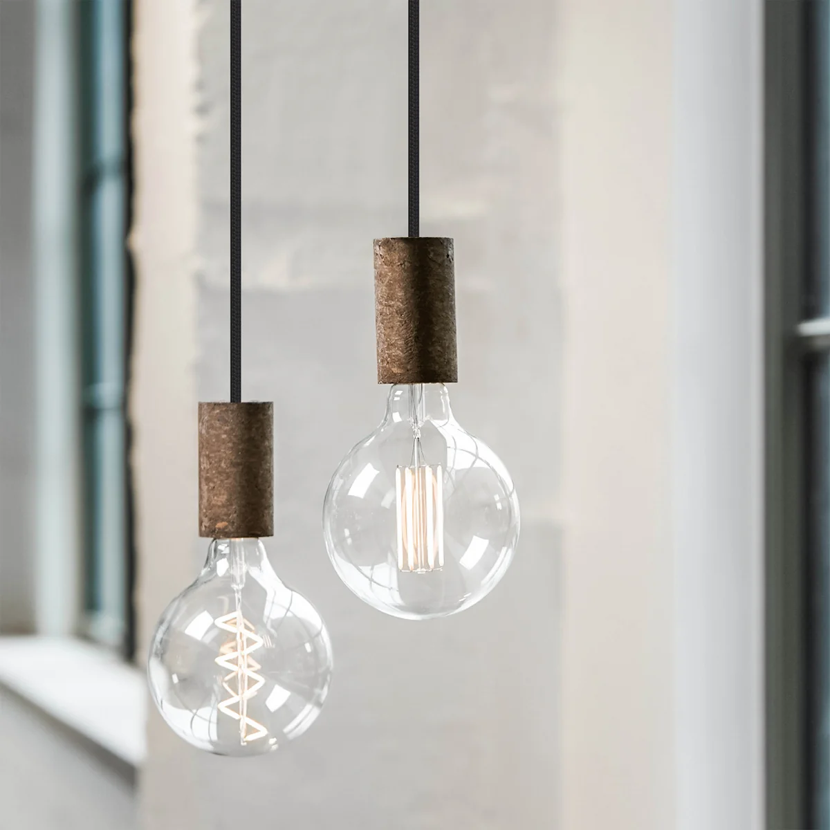 B-Ware Nud Collection Hängeleuchte Lampe Raven Tt 09 Leuchte Cork Soil - 7340007440410