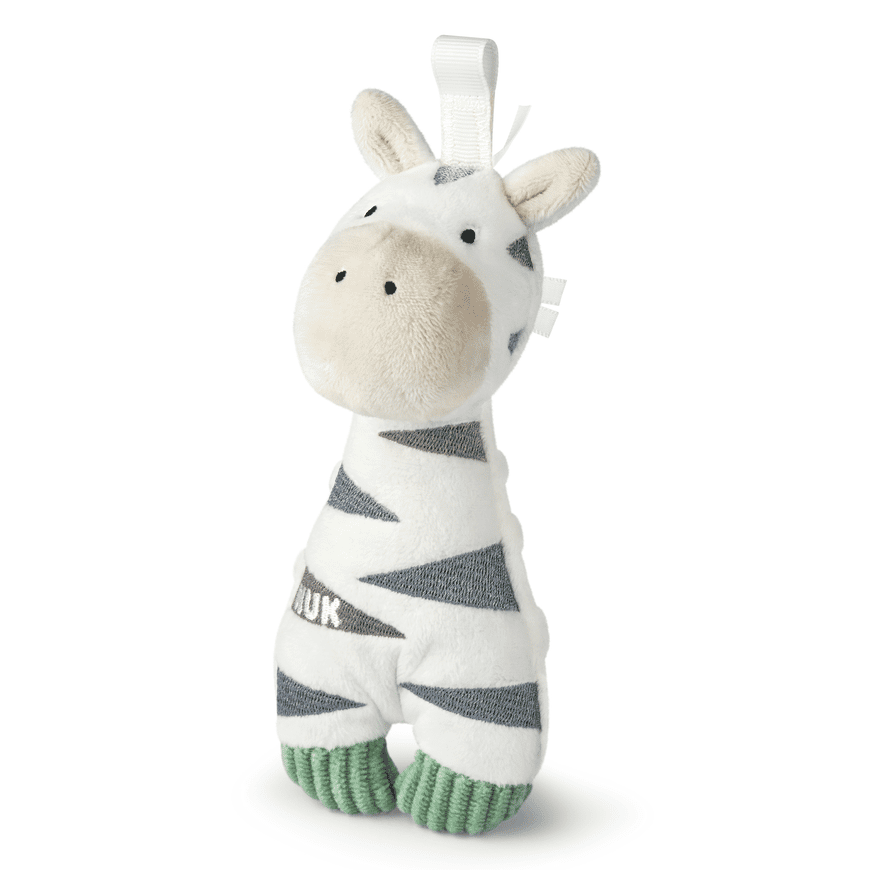 Nuk Little Friend Mit Schnuller Baby Zebra Kuscheltier 2 Stück B-Ware - 4008600425618