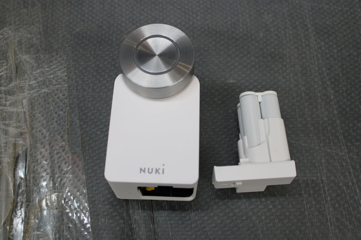 NUKI Smart Lock 3.0 Türschlossantrieb 1 St. für Apple HomeKit, Weiß - 9120072081804
