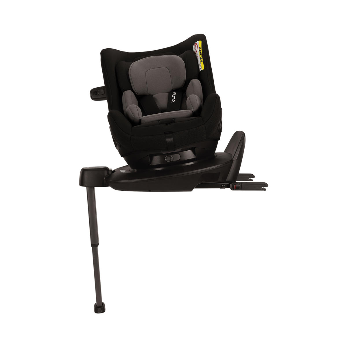 Nuna Pruu Reboarder Kindersitz Autositz Isofix 360 Grad Caviar ECE R129 105cm - 8720874761815