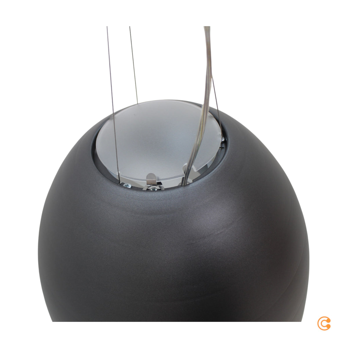 Nur Mini Hängeleuchte Hängelampe Leuchte Lampe Licht 36,6cm anthrazit - 8052993020284