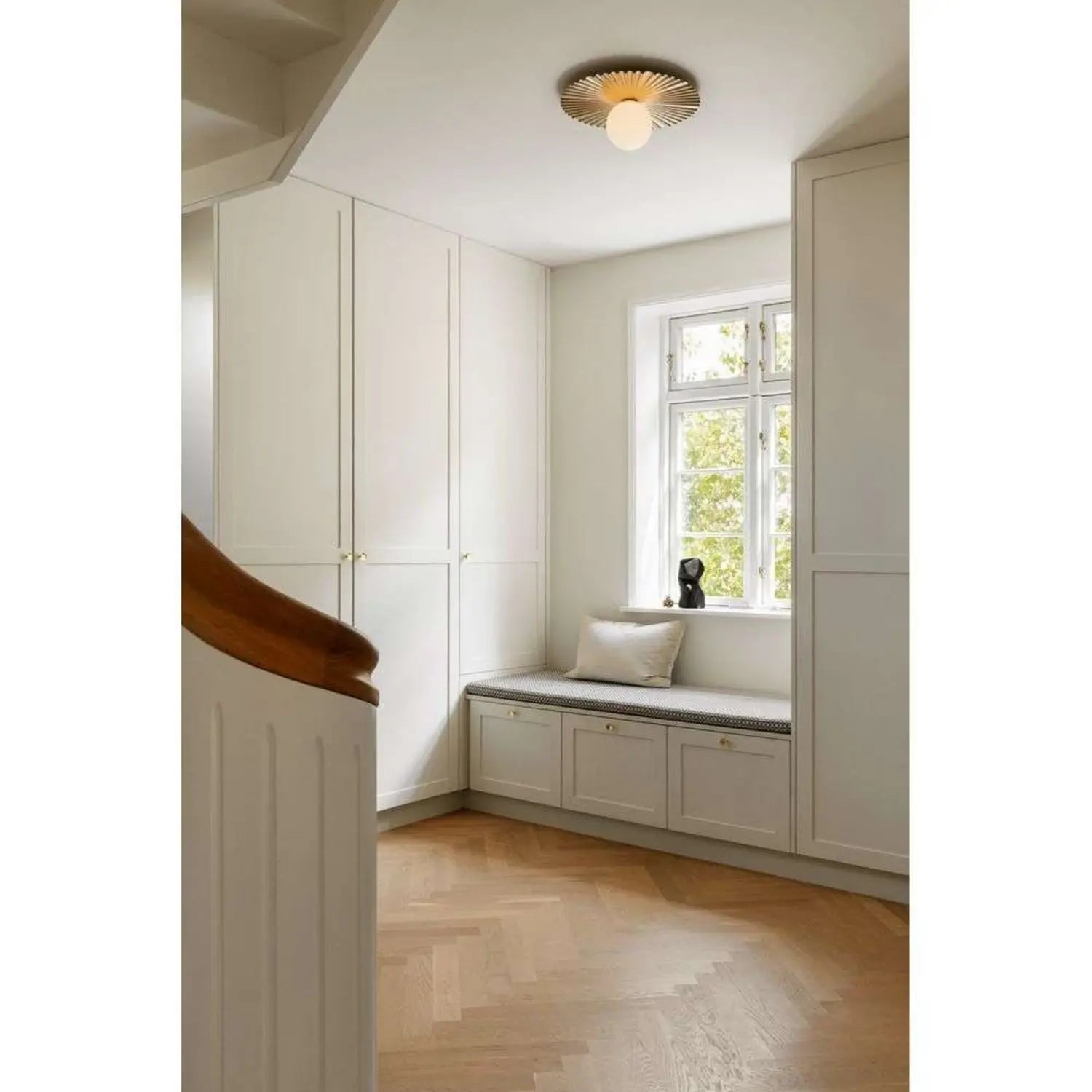B-Ware Nuura Wandlampe Wandleuchte Liila Muuse Gold Opal Glas Metall ø 42 Cm G9 Led - 5713839008455