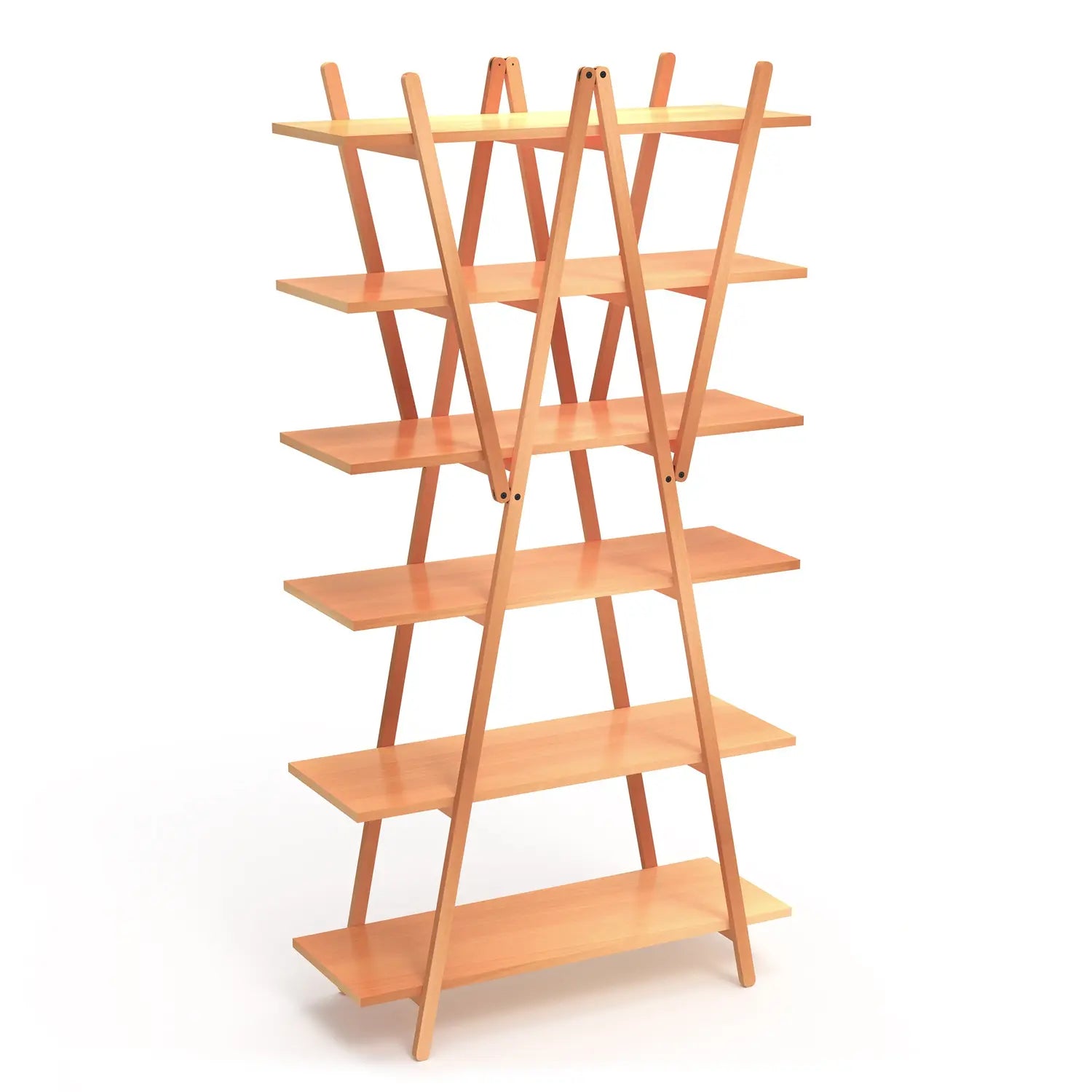B-Ware Cassina Nuvola Rossa Bücherregal Aus Buche 100x39,5x192cm Möbel Regal - 253616